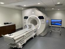 MRI exam room with nordicComfortSolution set up.