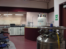 Interior view of the lab