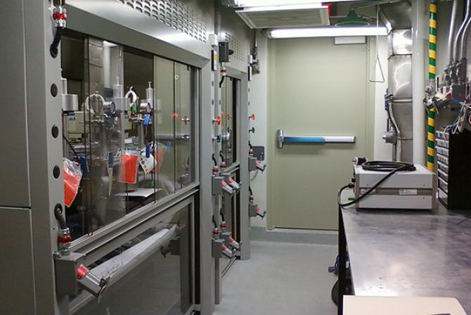 Lab interior