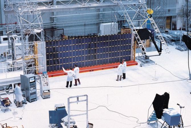 Image des panneaux solaires déployés 