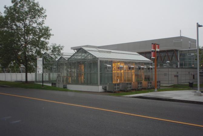 Exterior view of the facility