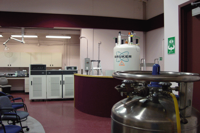 Interior view of the lab