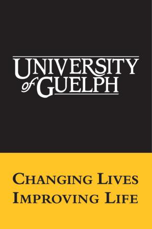 University of Guelph - Changing Lives, Improving Life